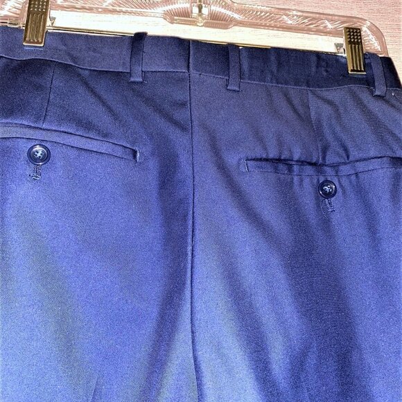 NEW WITHOUT TAGS KENZO 30" WAIST 26" INSEAM COBOLT MENS LINED DRESS PANT - Picture 7 of 8